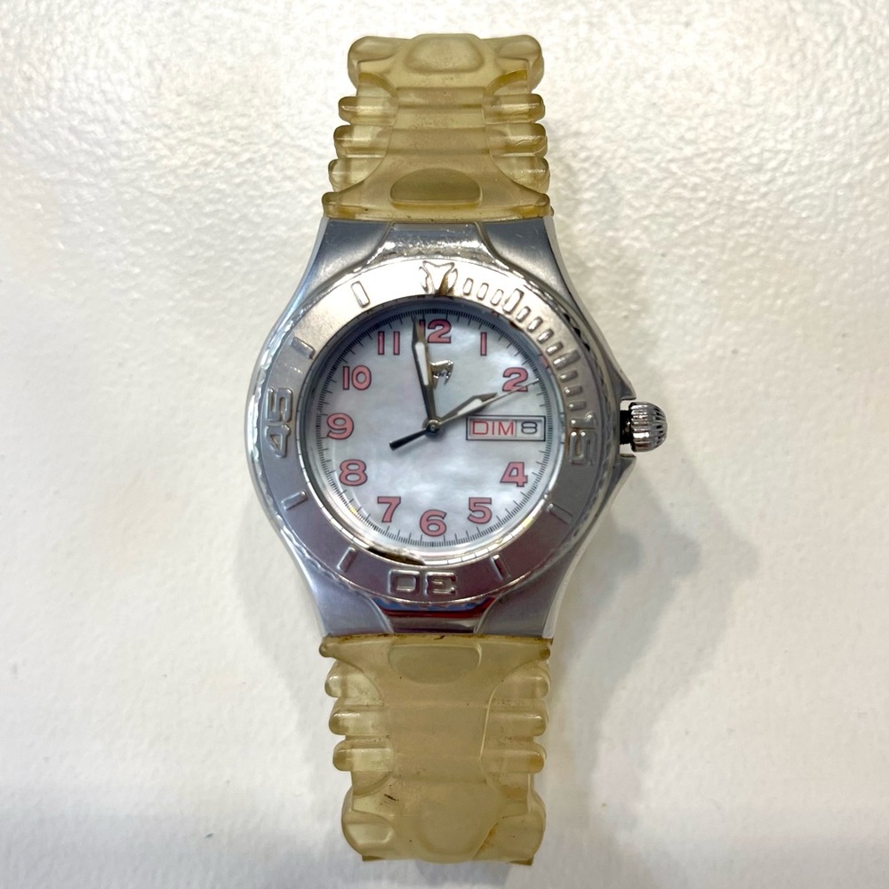 Technomarine Sport Watch Clear Strap Stainless Steel Japan Movement